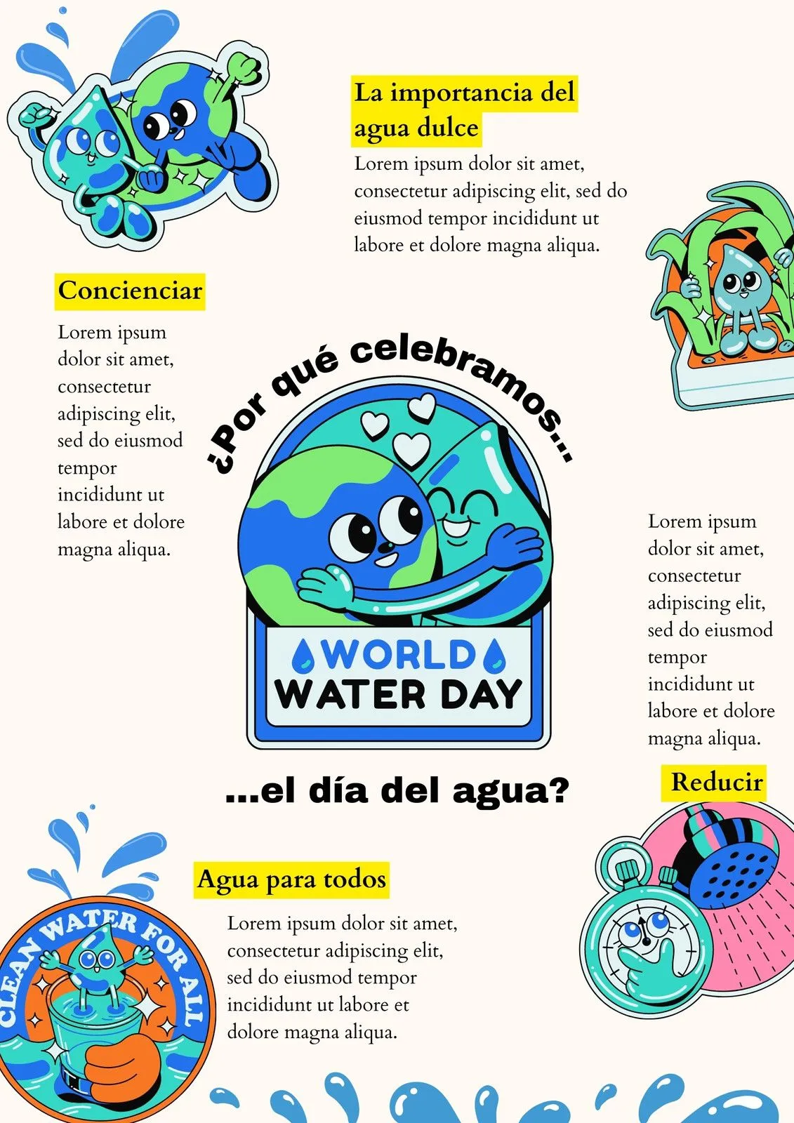 Plantillas de agua gratis y personalizables - Canva Plantillas de agua gratis y personalizables - Canva