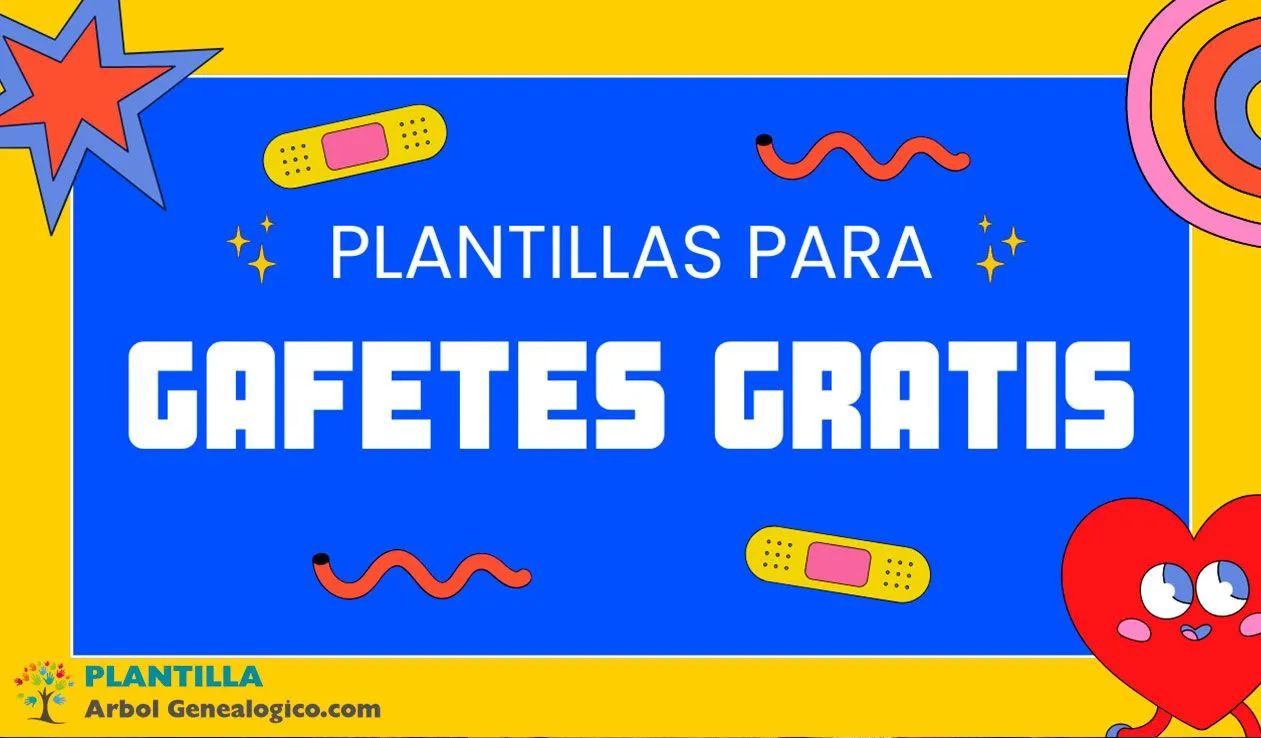 ▷ Plantillas para Gafetes ➡️ en WORD 2023 para Imprimir