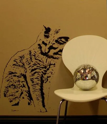 Plantillas de gatitos para decorar la pared de casa