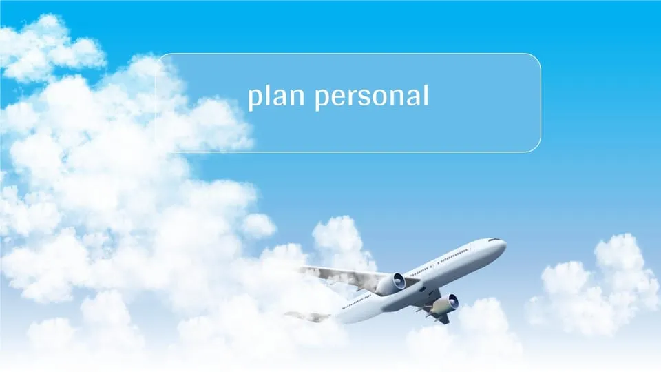 Plantillas Gratis de Avión Para Power Point y Presentaciones de Google -  Slidesdocs