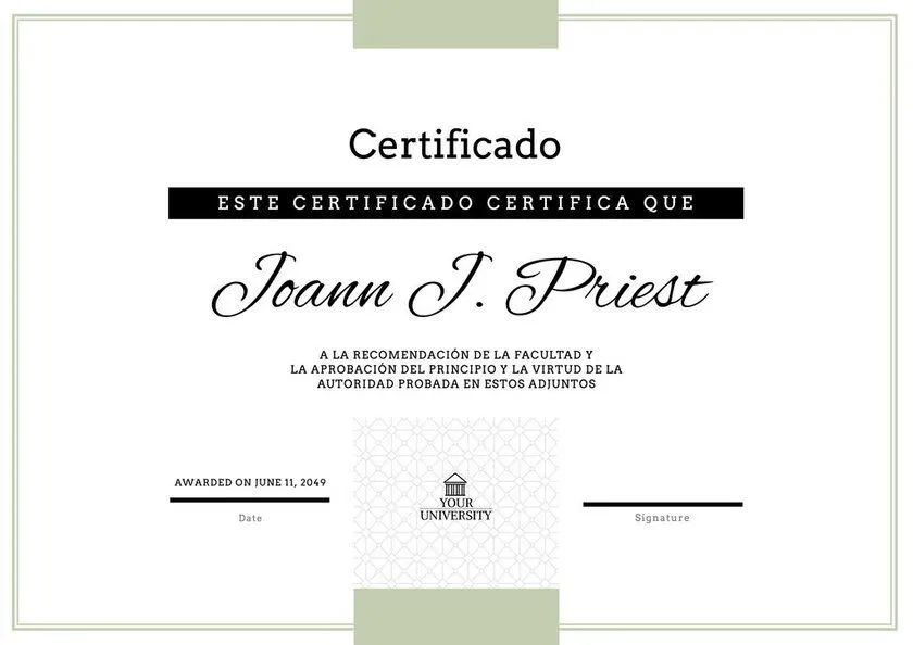 Plantillas gratis de diplomas y certificados