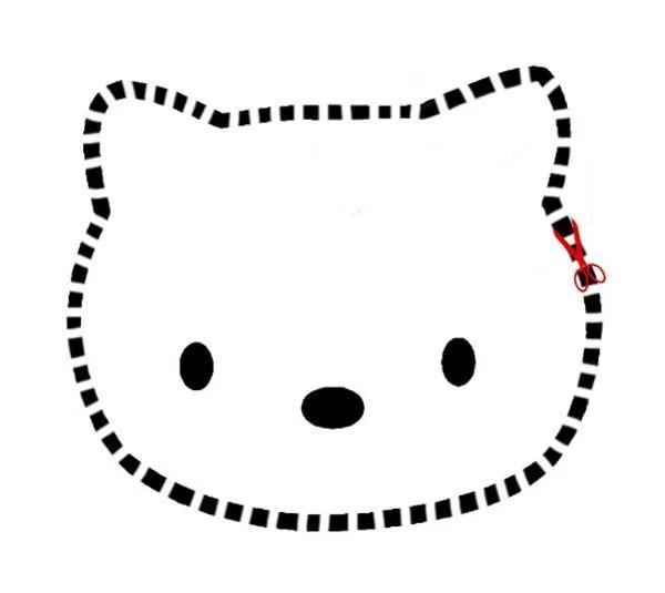 Plantillas de Hello Kitty para imprimir gratis