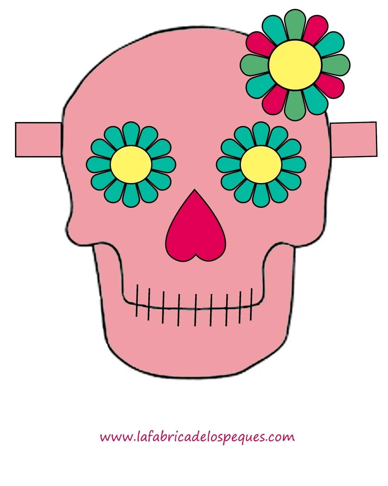 Plantillas e imprimibles gratis para Halloween: calaveras, calabazas y fantasmas. - La fábrica de los peques