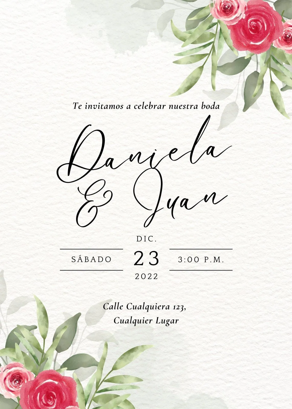 Plantillas para invitaciones de boda gratis | Canva