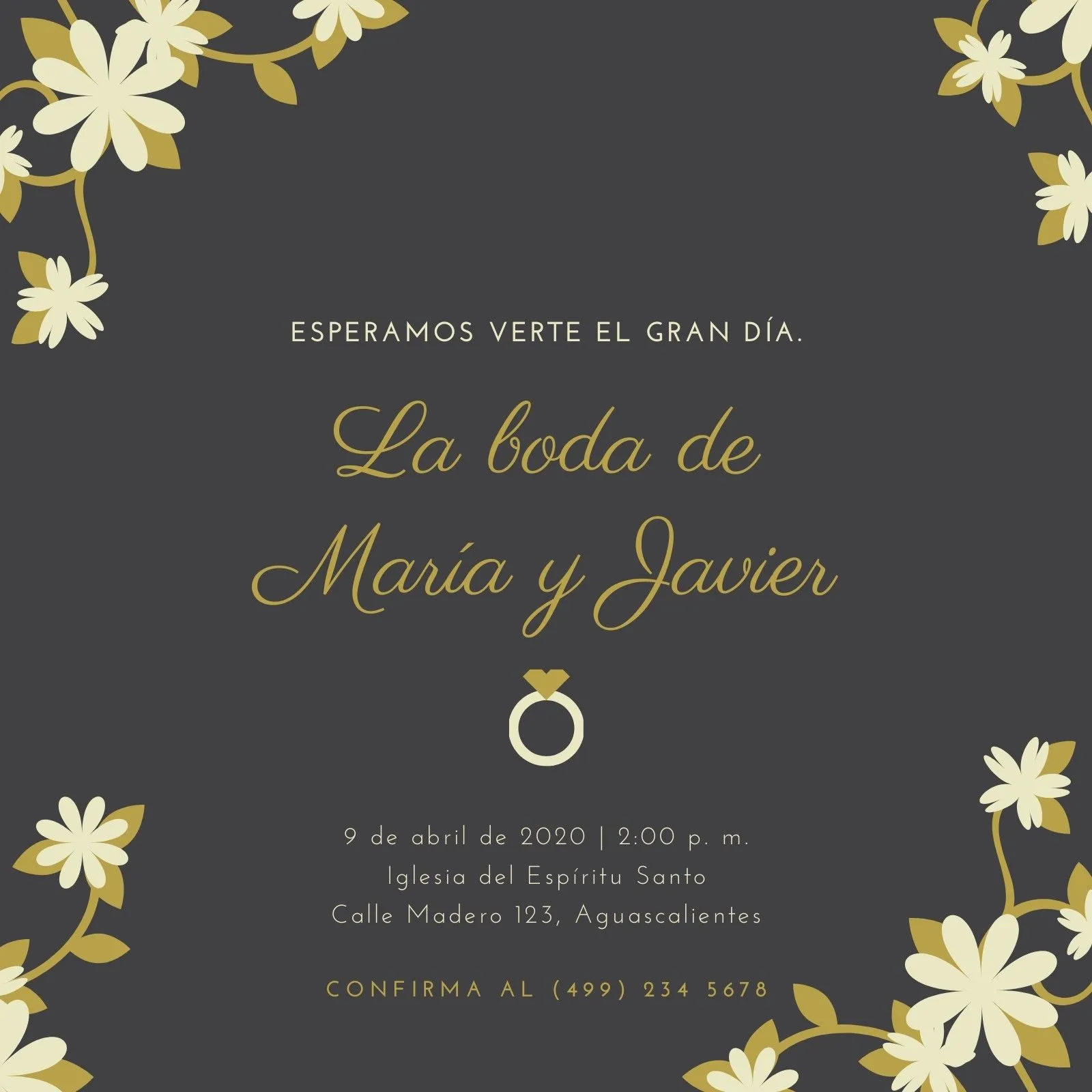 Plantillas para invitaciones de boda gratis | Canva