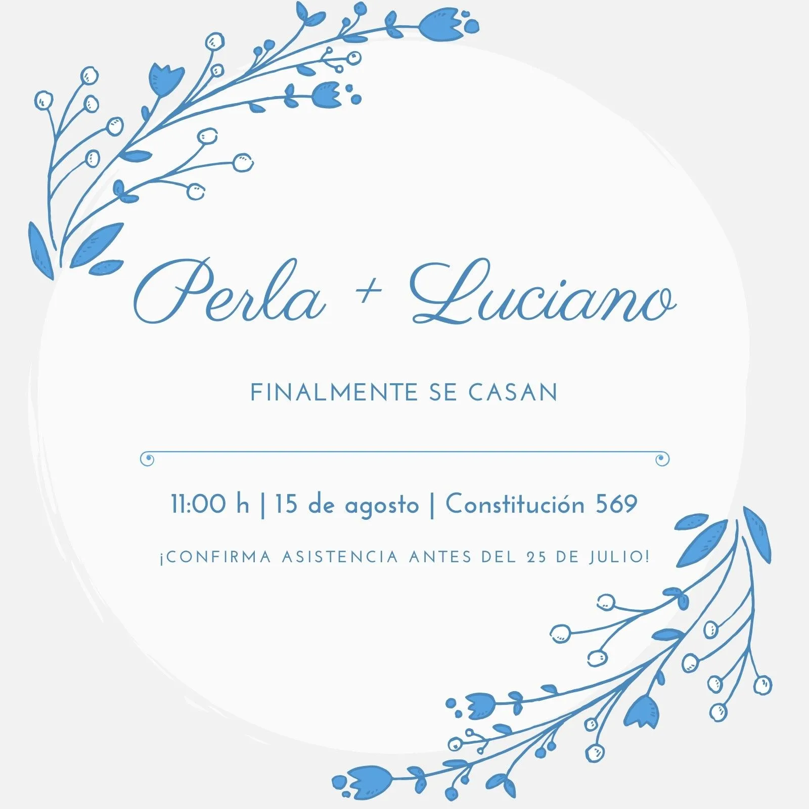 Plantillas para invitaciones de boda gratis | Canva