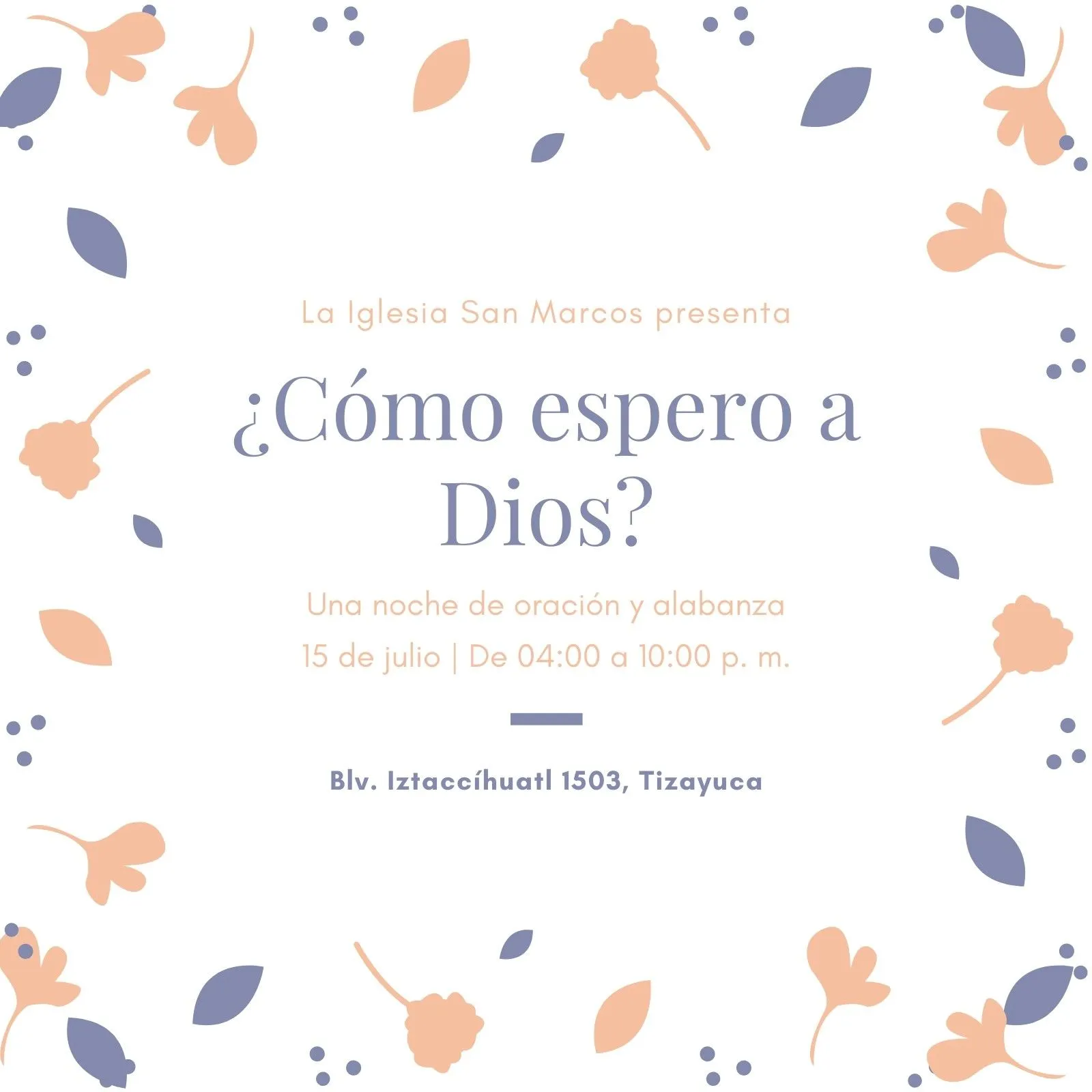 Plantillas de invitaciones para iglesias gratis | Canva