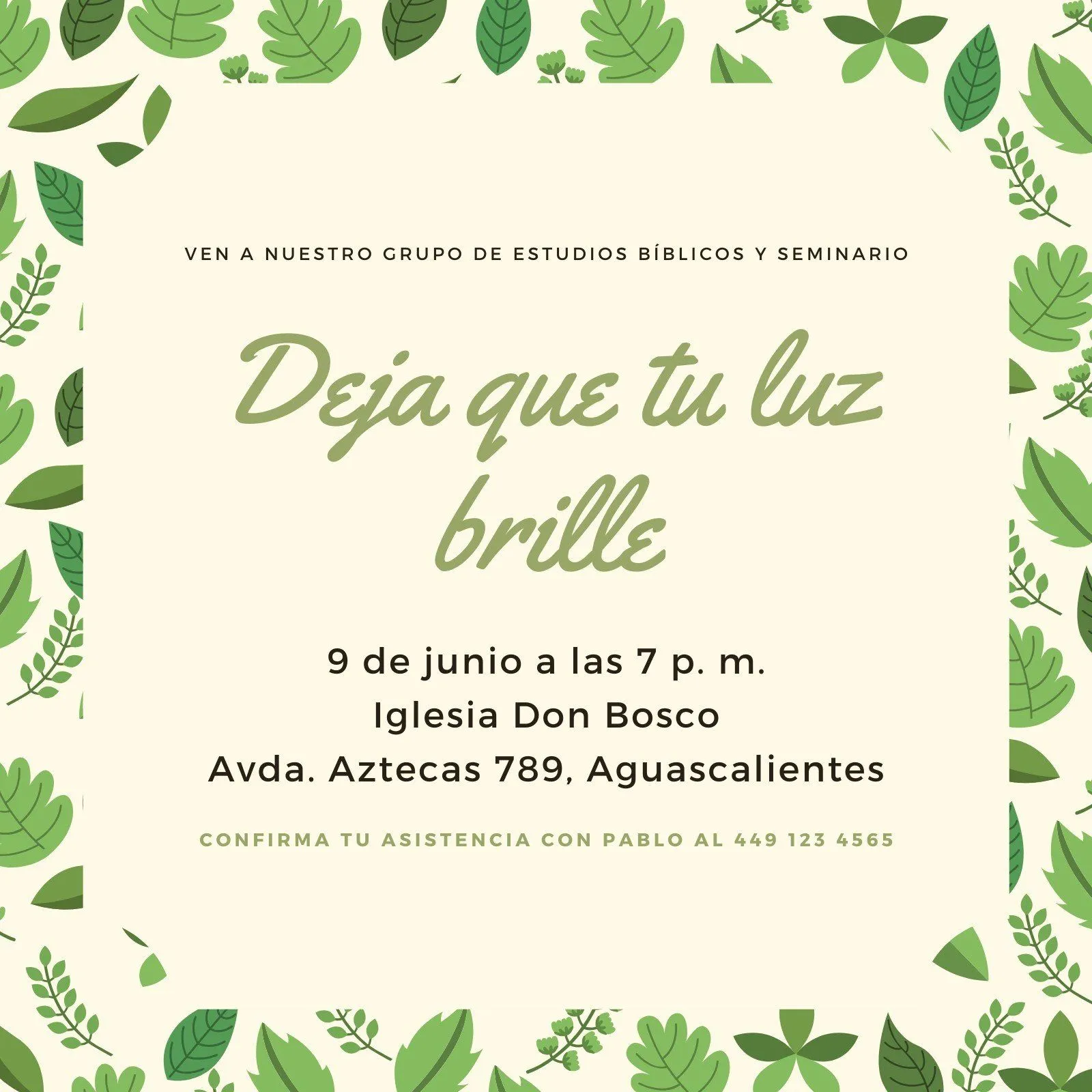 Plantillas de invitaciones para iglesias gratis | Canva