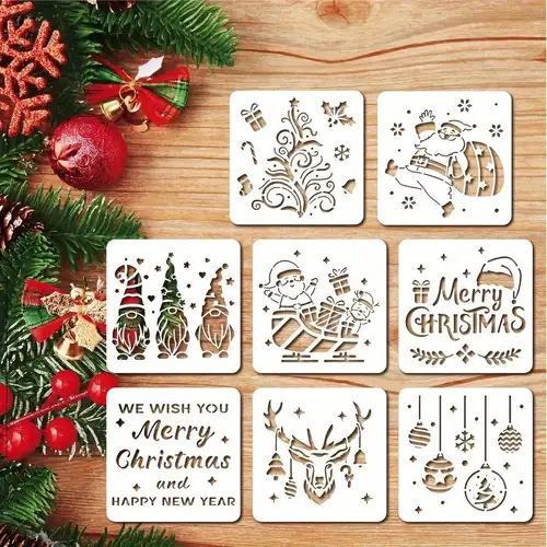 Plantillas De Navidad - Temu Mexico