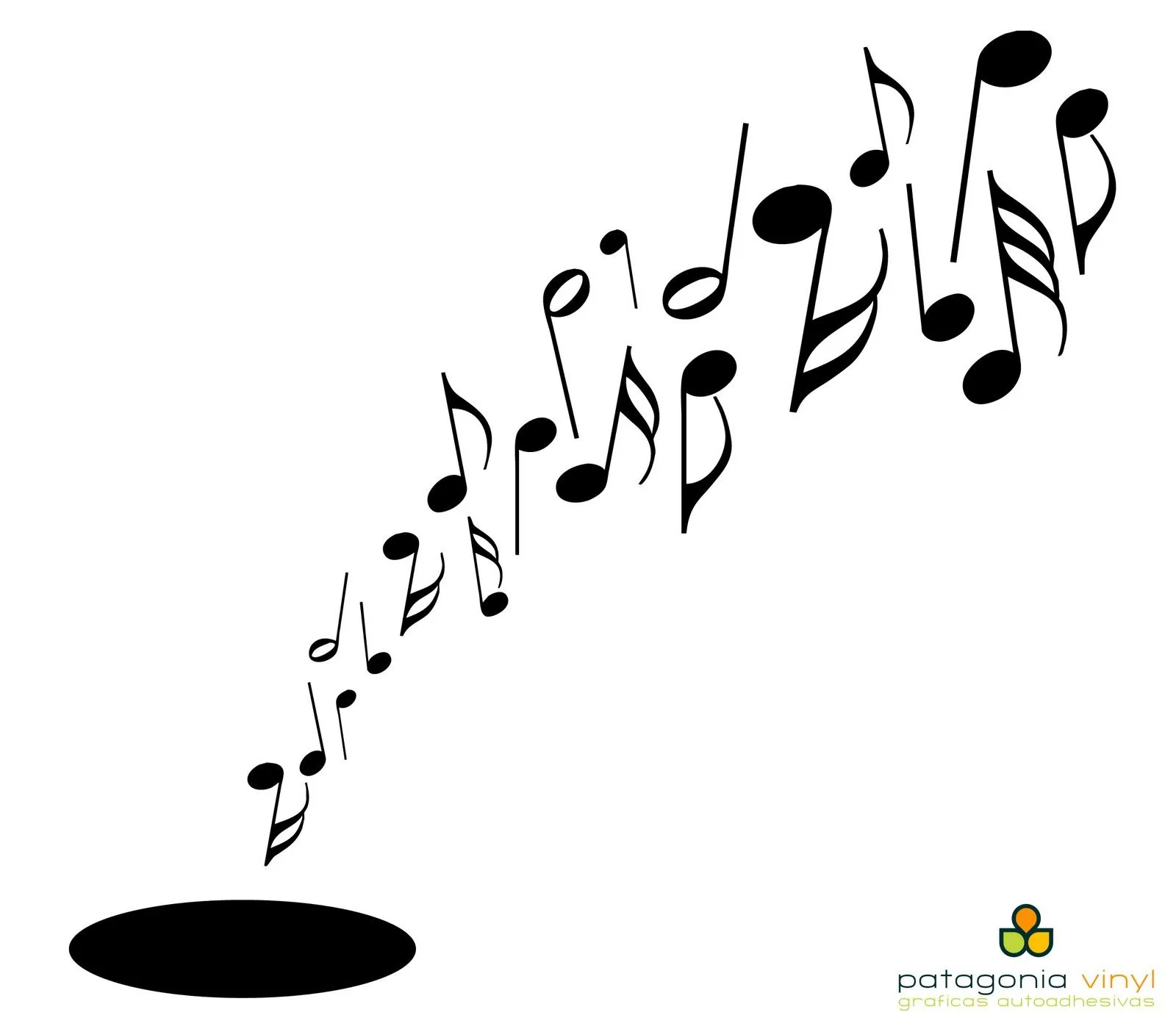 Plantillas de notas musicales para imprimir - Imagui