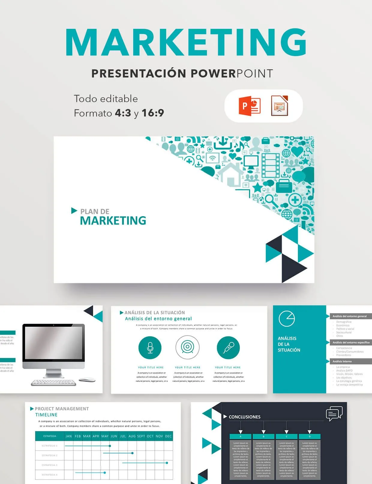 Plantillas de PowerPoint formales | Presentaciones gratis