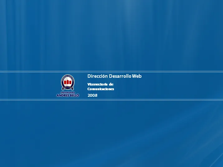 Plantillas PowerPoint Universidad Andrés Bello -