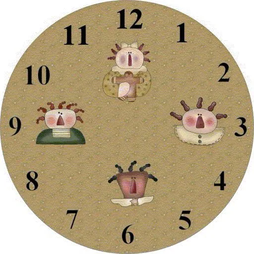 Plantillas relojes para imprimir - Imagui