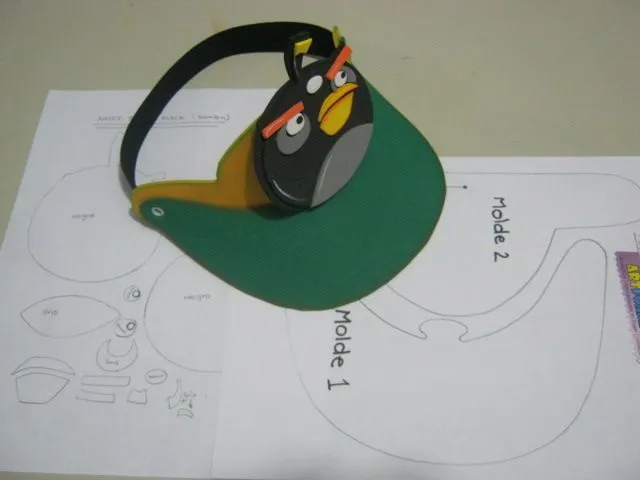 Plantillas de viseras de goma eva - Imagui Plantillas de viseras de goma eva - Imagui