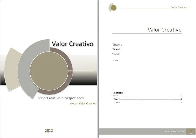 Plantillas para word valor creativo - Imagui