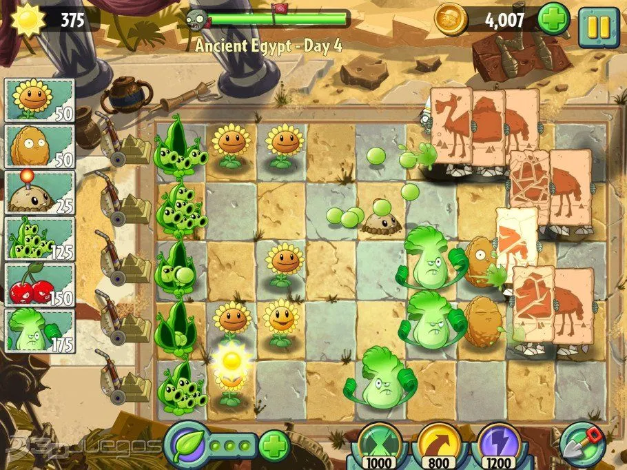 Plants vs Zombies 2 (Análisis Android) "8,4 Muy Bueno" - 3DJuegos