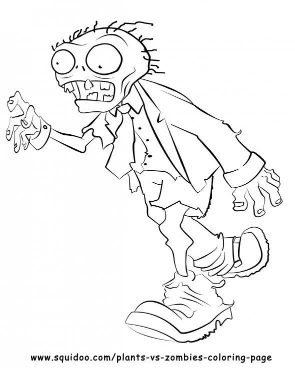 plants vs zombies coloring pages for kids ...
