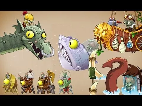 Plants Vs Zombies 2 Todas las Finales de cada Mundo - YouTube