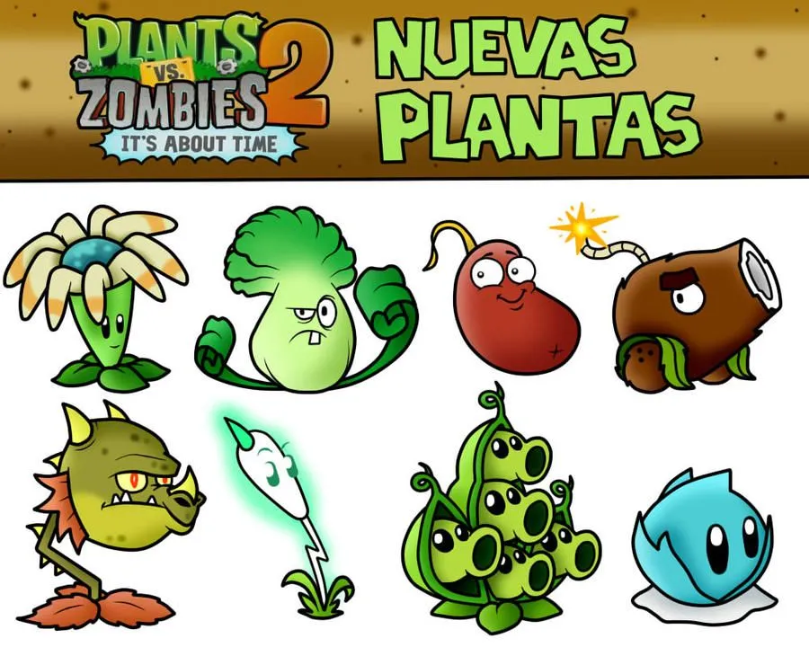 Plants vs Zombies 2 It's About Time New Plants by SuperLakitu on ...