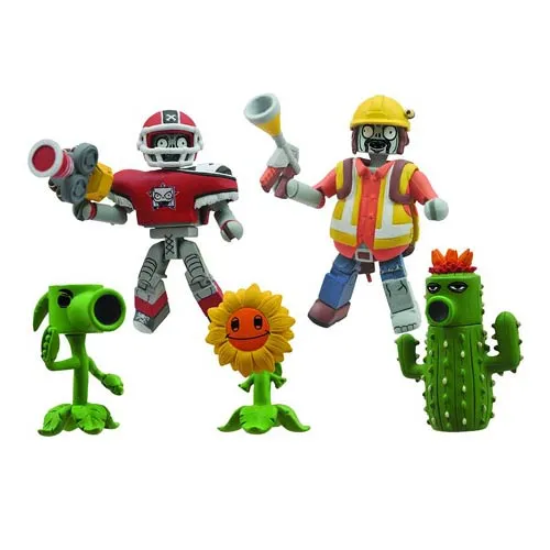 Plants vs. Zombies Minimates Garden Warfare Figure Box Set ...