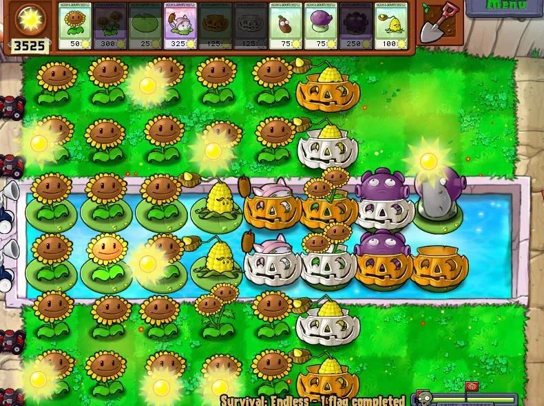 Plants VS Zombies Survival: Endless 100 Flags Setup | Dian Ara's Quest