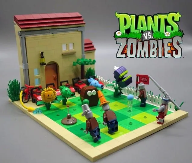 Plants vs Zombies vs LEGO