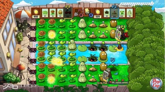 Plants VS Zombies Xbox 360 Español NTSC DVD9