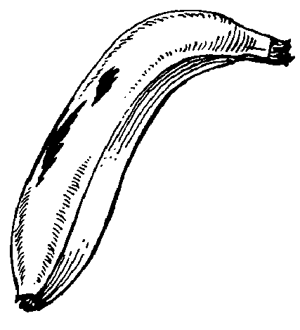 Dibujos para colorear de platanos - Imagui