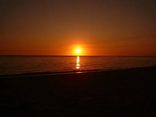 La playa Ancón y sus atardeceres, en Cuba