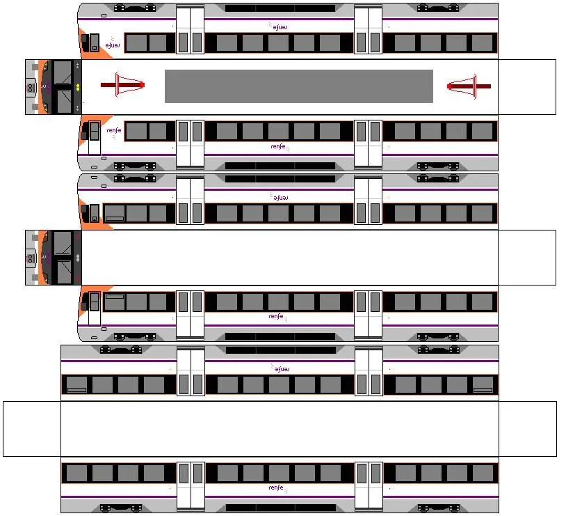 Mis playtrenes: trenes recortables para imprimir: