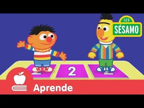 Plaza Sésamo: Beto y Enrique y el baile del número 2 - YouTube