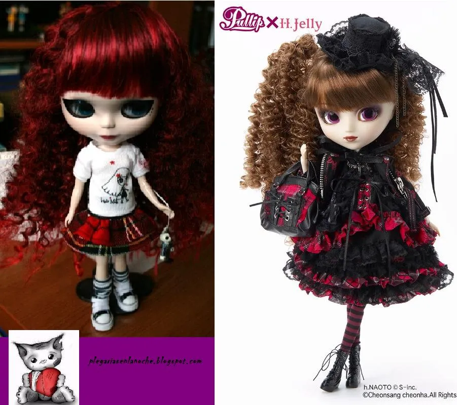 Plegarias en la Noche: Muñecas Neo Blythe y Pullip Góticas