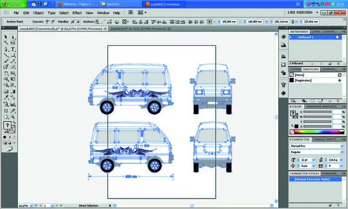 plotter de corte y vectores de vehiculos - Foros del Web