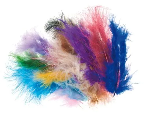 Plumas Marabu - colores surtidos - 15 ud. - Opitec