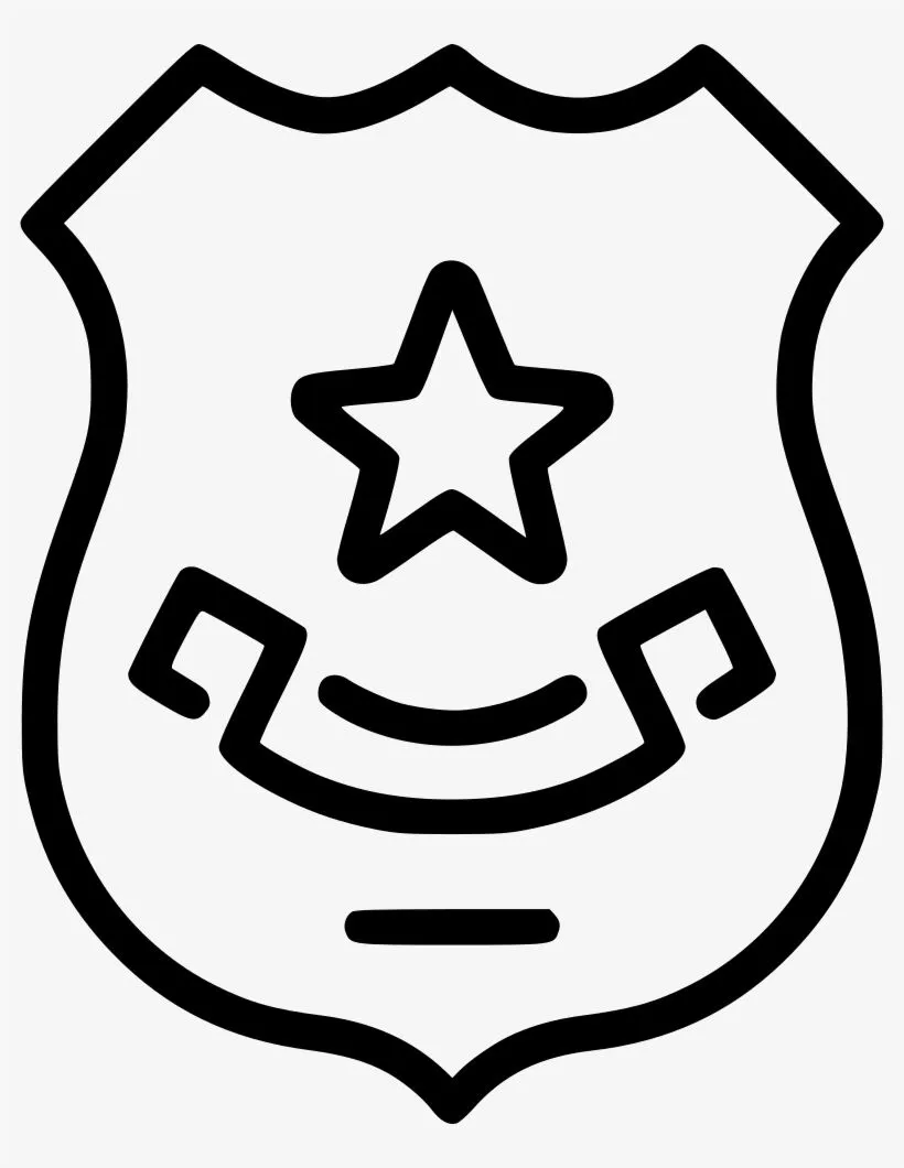 Placa de Policía Oregon PNG transparente - StickPNG