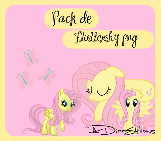 3 png+1png de mariposas de Fluttershy by ~A-DiaaEditions on deviantART