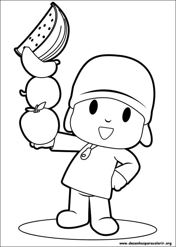 Pocoyo para colorir