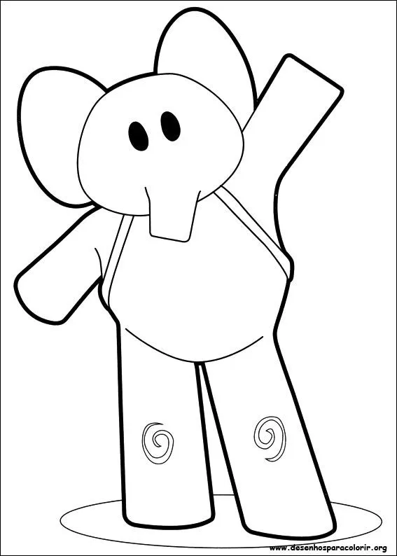 Pocoyo para colorir