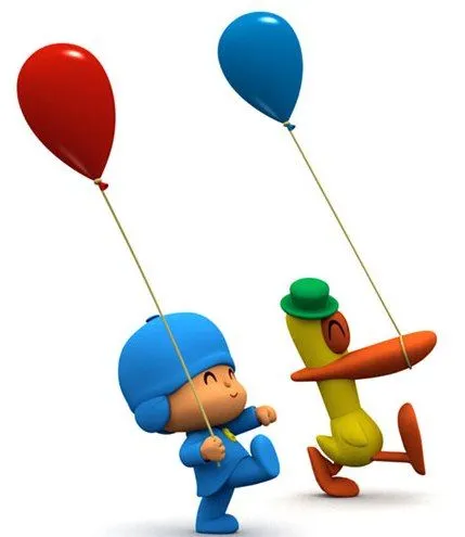 Pocoyo de globos - Imagui