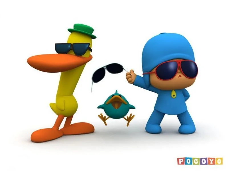 Pocoyo Jugando Futbol