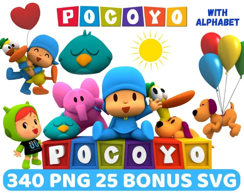 Pocoyo party png - Etsy México