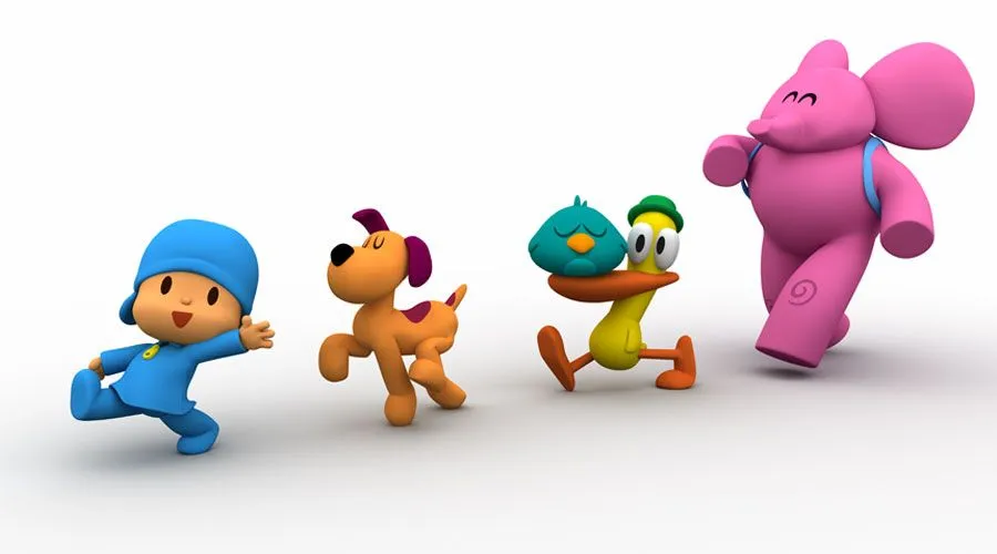 Pocoyo, Pato, Elly, Loula, Lula, Pajaroto, Pájaro dormilon ...