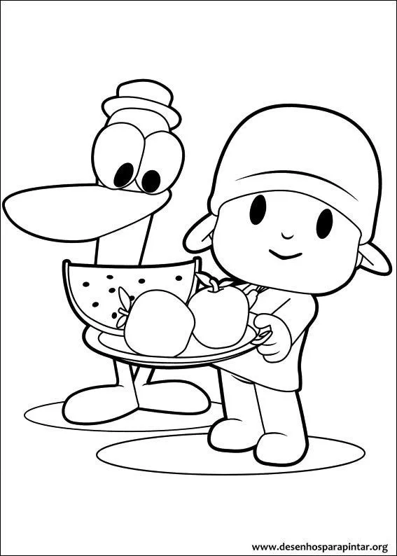 Pocoyo e sua Turma, desenhos para colorir imprimir e pintar ...