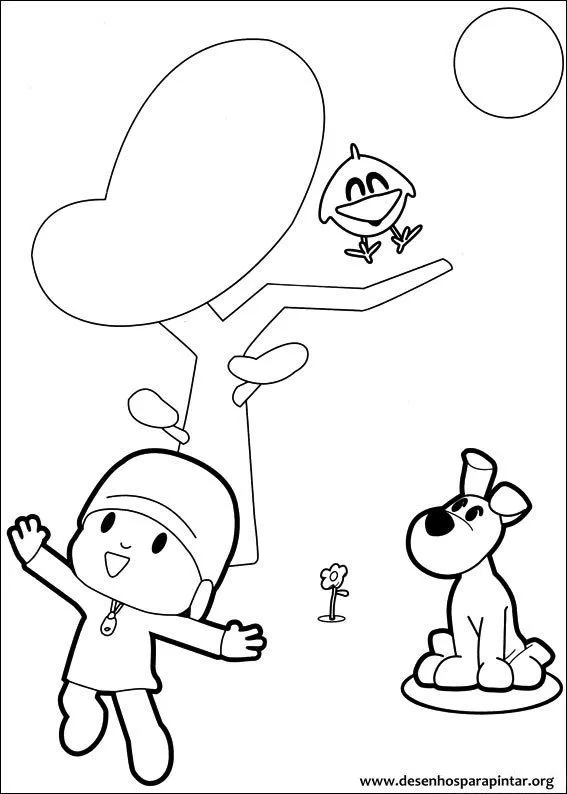 Pocoyo e sua Turma, desenhos para colorir imprimir e pintar ...