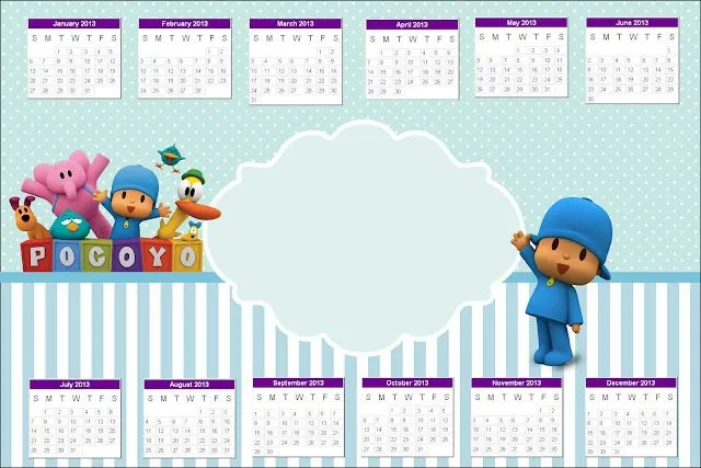 Pocoyó: tarjetería para imprimir gratis. | Ideas y material gratis ...
