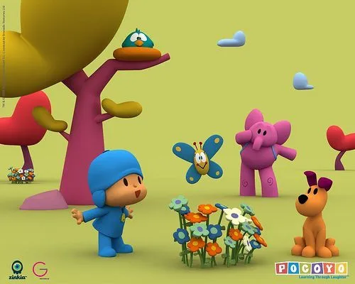 pocoyo wallpaper =) by Avid Maxfan, via Flickr | papel de parede ...