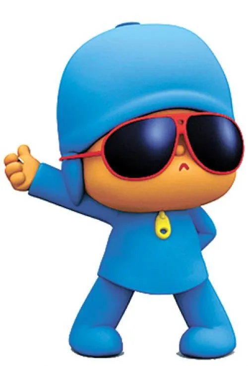 Pocoyo with glasses to print-Images and pictures to print