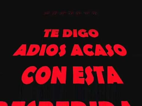 POEMA DE DESPEDIDA - YouTube