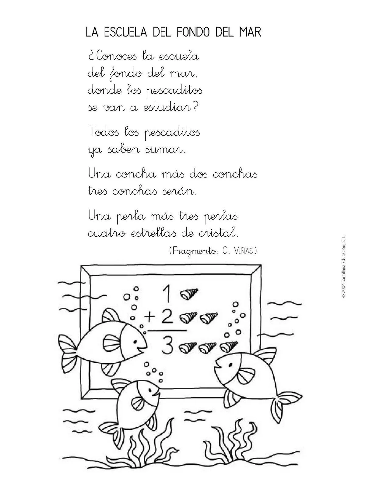 Poemas de niños de primaria - Imagui