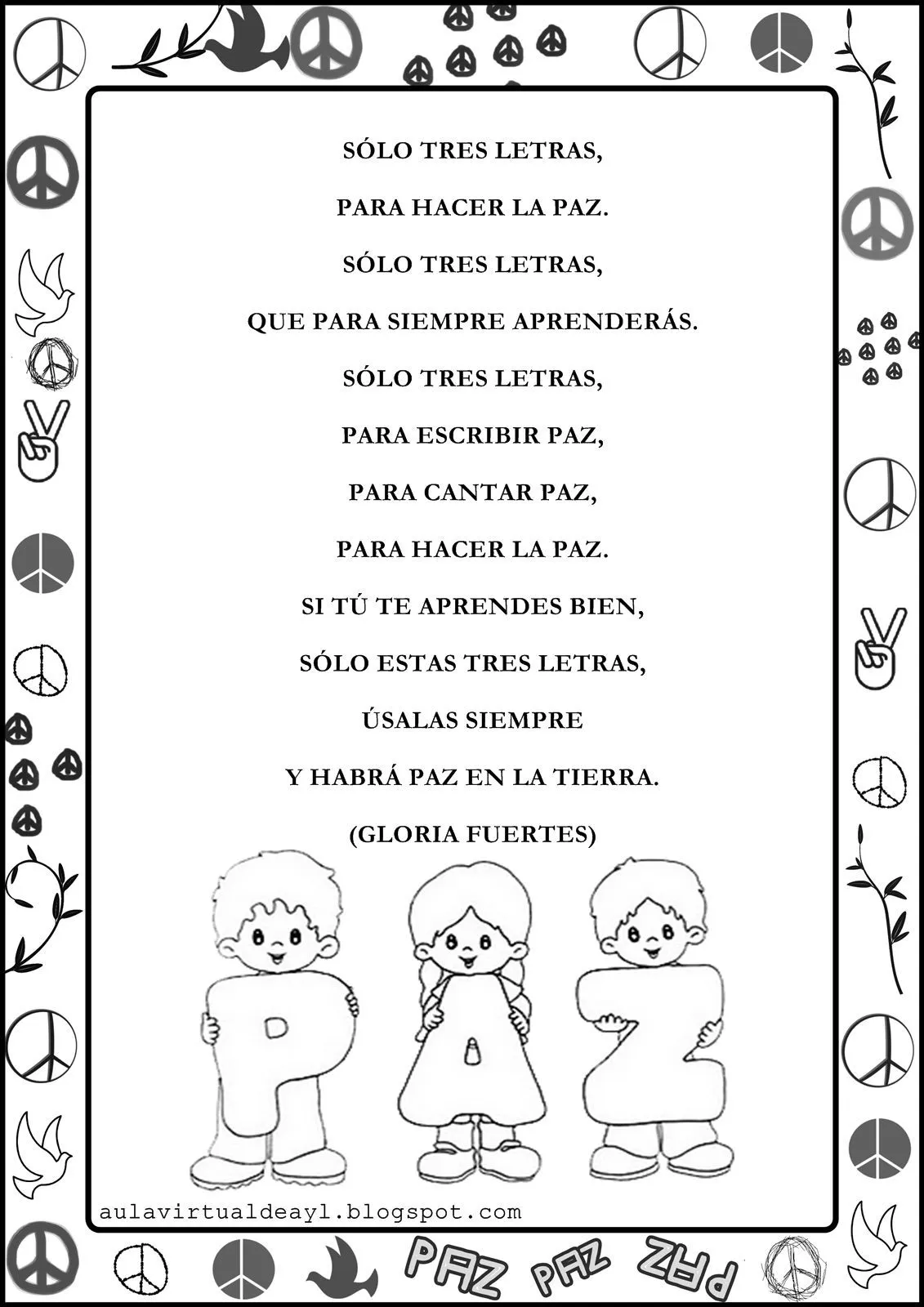 poema de la paz 2 | LA PAU | Pinterest | La paz